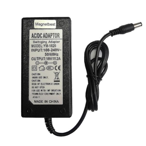 18V 2A AC DC-adapter 18V 2A 36W strømforsyningsadapterlader DC 5.5*2.5/5.5*2.1 mm