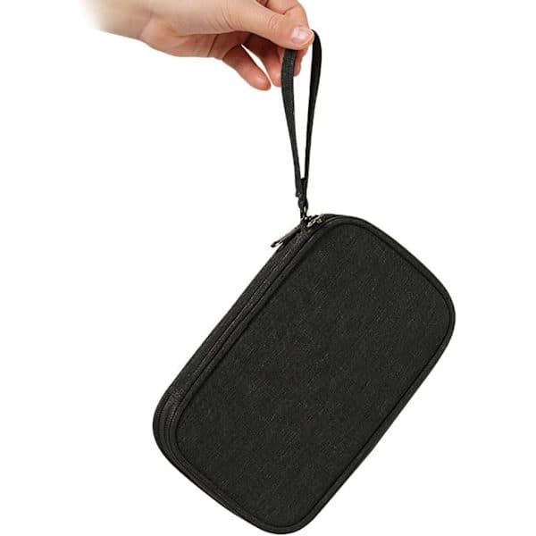 Elektronik Organizer Rejsetaske, Kabelopbevaringsetui til Oplader USB Tilbehør, Bærbar Gadget Organizer Pung