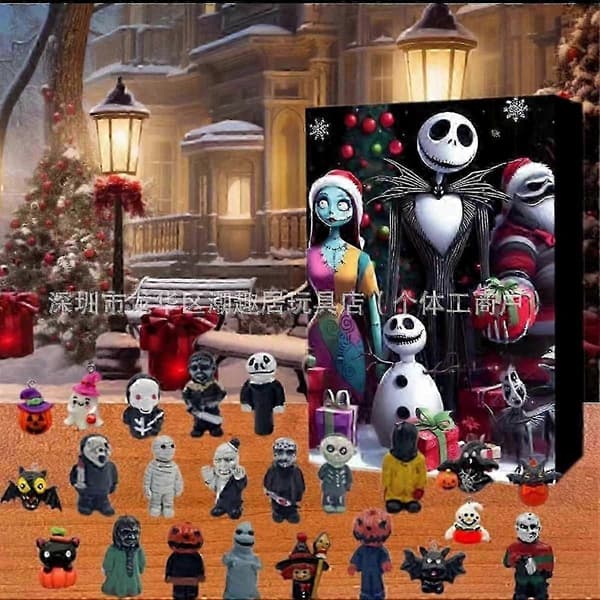 Jul Adventskalender - 24 Dagar Julnedräkning Överraskningslåda Leksak 2