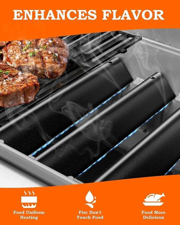 7636 Flavorizer Bars för Weber Spirit II 300-serien Grilldelar, 5-pack