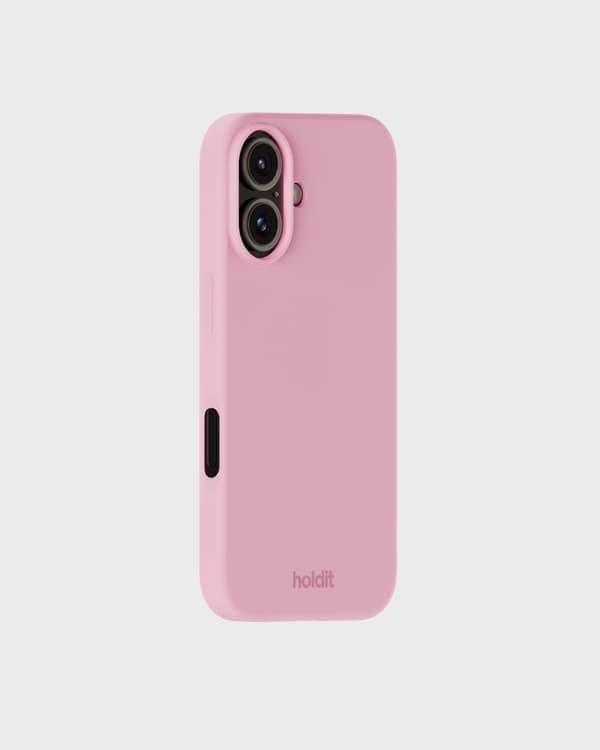 Holder til iPhone 16 Mobil Silikon Rosa