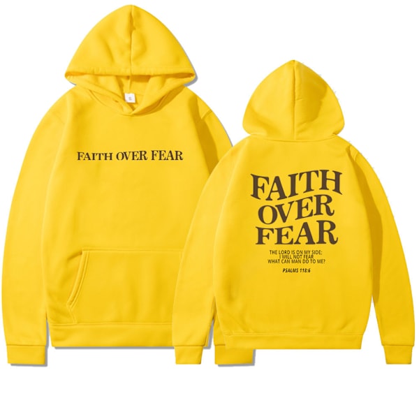 2024 ny efterårs- og vinterhættetrøje med langærmer - dobbeltsidet bogstavprint, et must-have til mode! Yellow L