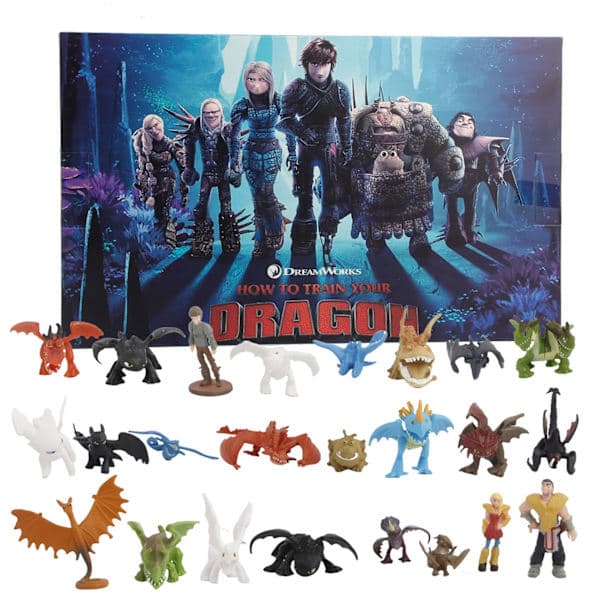 How to Train Your Dragon 2025 Adventskalender – 24-dagars nedräkning Julklappsbox för barn