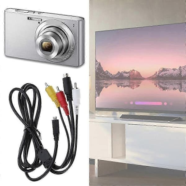 Mini USB til RCA-kabel for Sony Handycam - Nyt jevn lyd- og videoavspilling