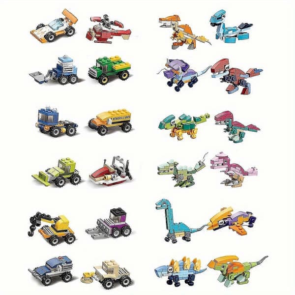 Nedtelling til jul Dinosaur Blind Box Adventskalender - T-Rex Dinosaur Leketøysett for Barn