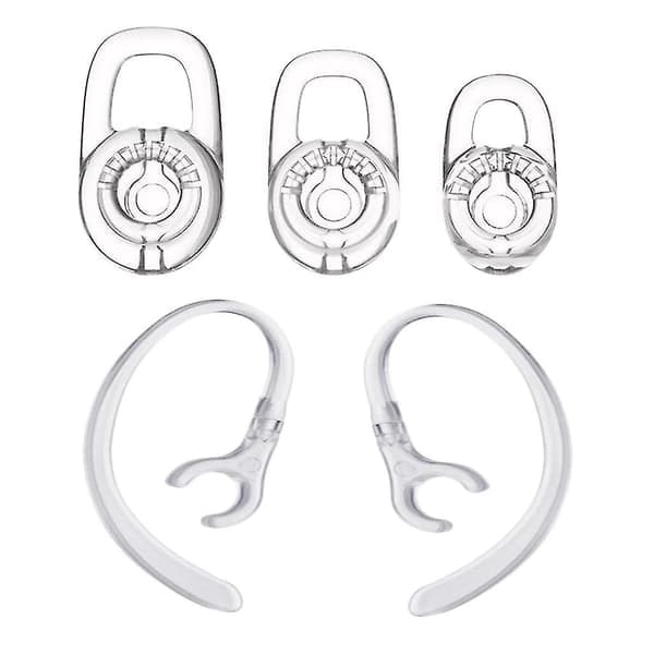 10x silikone ørepropper med 360-graders roterende ørekrog til Plantronics M70