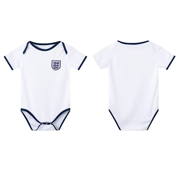 2425 England Hjemmefodboldtrøjer Baby Krybetøj Mænds og Kvinders Dragter White Size 12 (12-18 months)