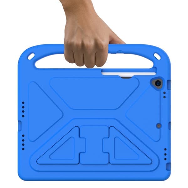 SKALO iPad 10.2 Barneskall med håndtak og stativ - Blå