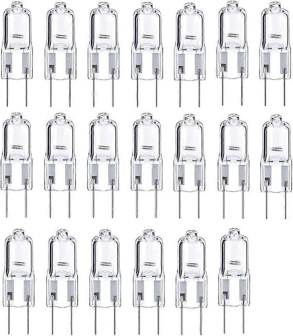 10x G6.35 Halogenlampe 20W Dimbar 12V GY6.35 Varmhvit 2700K Halostar - FF