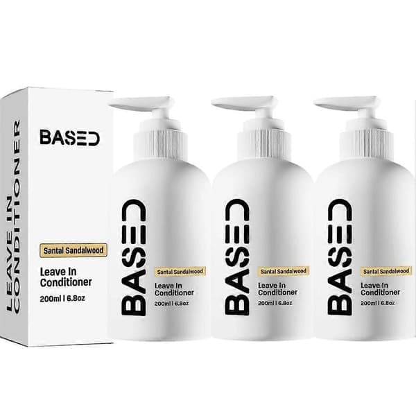Based Bodyworks Leave-in Balsam – Återfuktande och Stärkande Formula 3st 3pcs