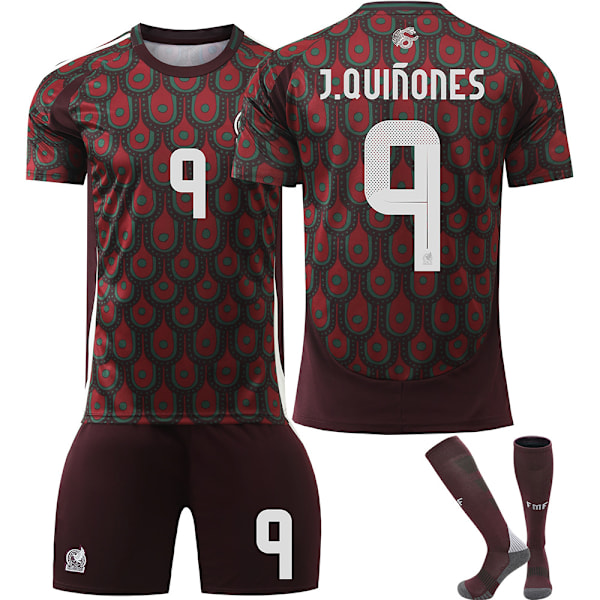 2024 Copa America Mexico nr. 9 Julián · Quinon drakt og shorts barnesett No. 9 Julián · Quinon 18