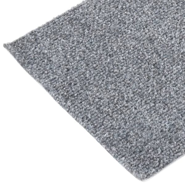 Selvklebende trappematter 15 stk 60x25 cm lysegrå rektangulær