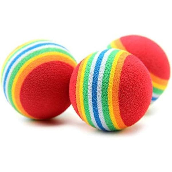 10 st Mini Hundleksaker - Tuggbollar, Valptennisbollar, Husdjursbollar för Små Hundar