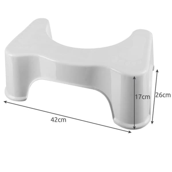 Toiletstol - til lindring af forstoppelse - Squatty Potty Hvid 750 - FF