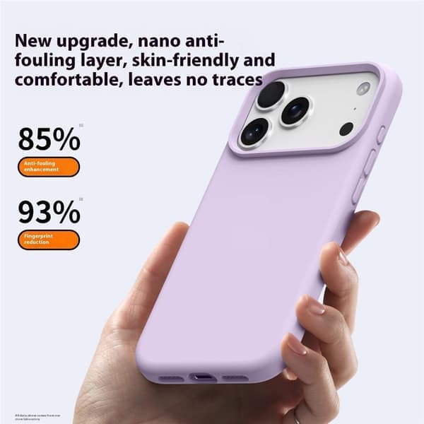 iPhone 17 Pro Deksel MagSafe Flytende Silikon Beige
