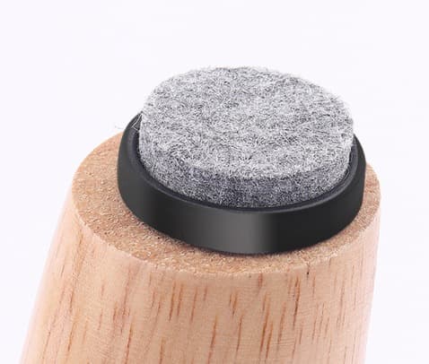 24 st möbeltassar i filt med spik - Möbeltassar för stolar - Skydd - Bordsbensskydd (28 mm)