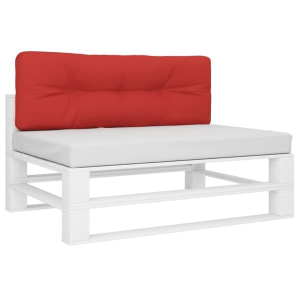 Palletdyna punainen 120x40x12 cm kangas