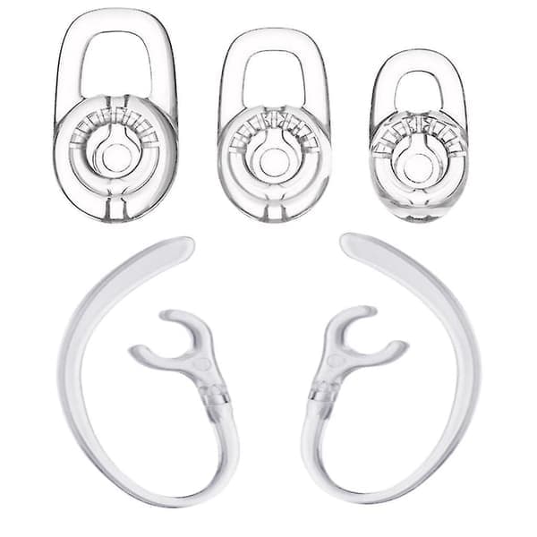 10x silikoniset korvanapit 360 astetta kääntyvällä korvakoukulla Plantronics M70:lle