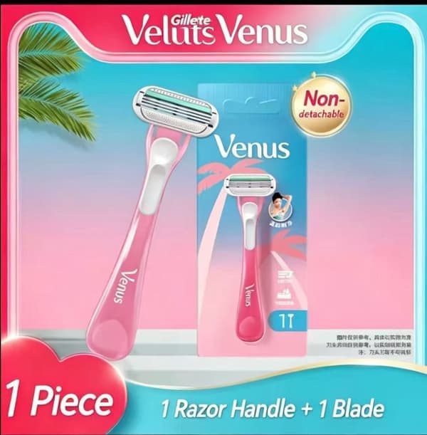 Gillette Venus Sensitive engangsskrabere til kvinder - Enkeltpakke med 1 skraber 1 stk.
