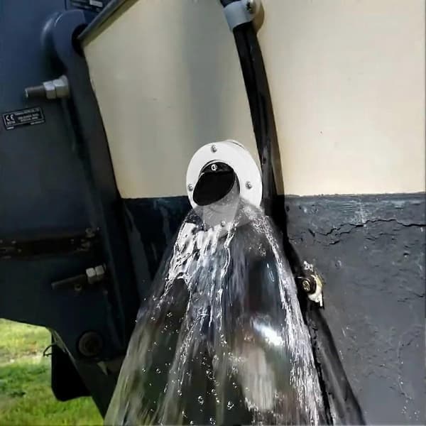 Marine Scot ventilbelægning, bådafløbsreservedele, plast, 1-pak
