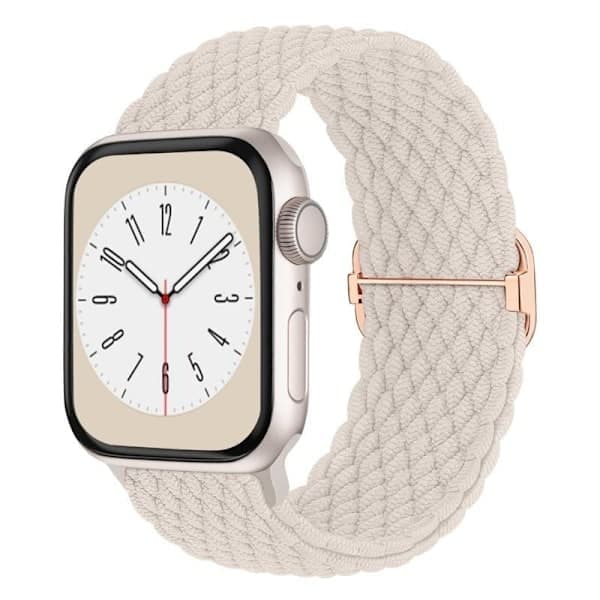 5-pack flätade Solo Loop-armband kompatibla med Apple Watch (38mm, 40mm, 41mm) 5-pack 38/40/41mm