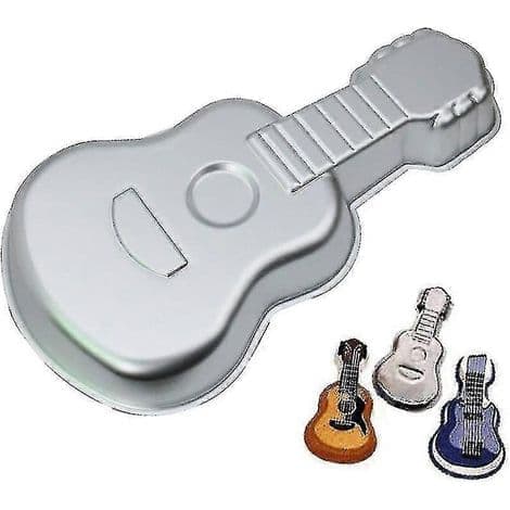 3D aluminium kakeform, DIY gitarformet bakeform