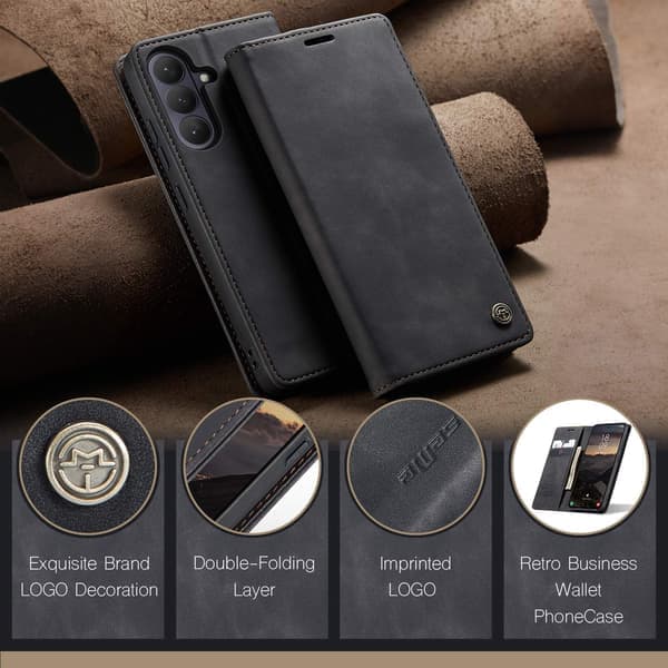 CASEME pung etui Samsung Galaxy S26 - Sort Sort Sort