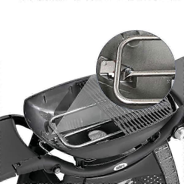 Grillbrennerør for Weber Q3200 3000 320 300 rustfritt stål
