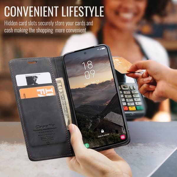 CASEME pung etui Samsung Galaxy S26 - Sort Sort Sort