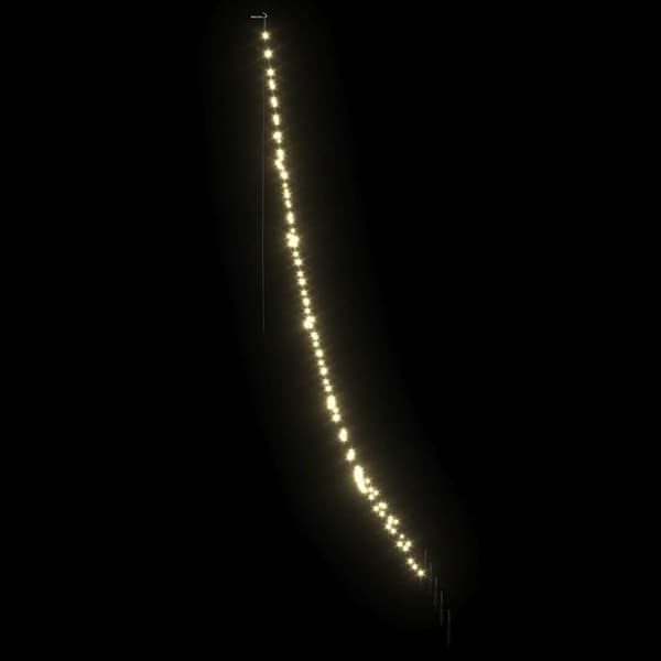 LED-julgran med markspett Varmvit 306 cm Metall