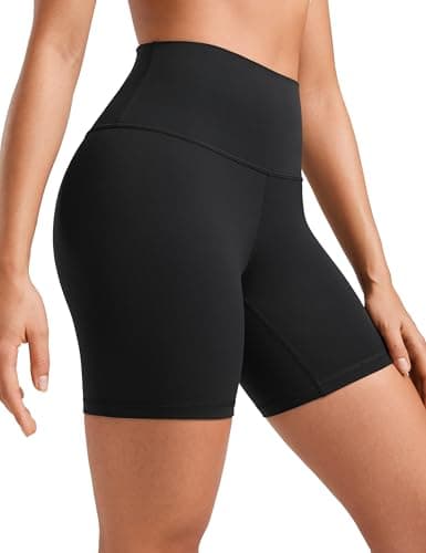 Butterluxe Bløde Højtaljede Biker Shorts med Blid Kompression til Yoga Light Blue S