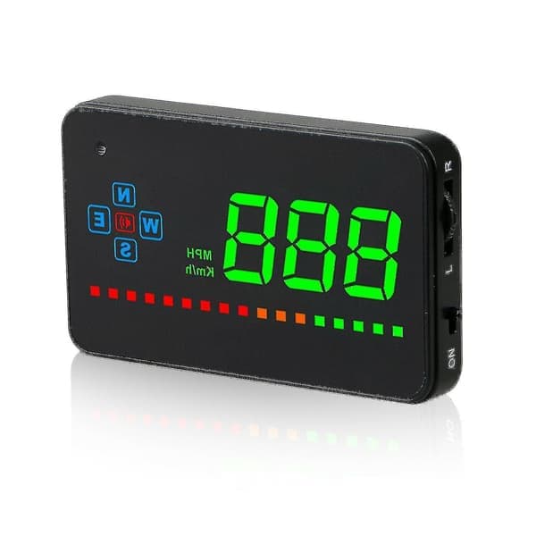 Digital GPS Speedometer til bil Head Up Display Overhastighedsadvarsel MPH/KM Træthedsadvarselsalarm