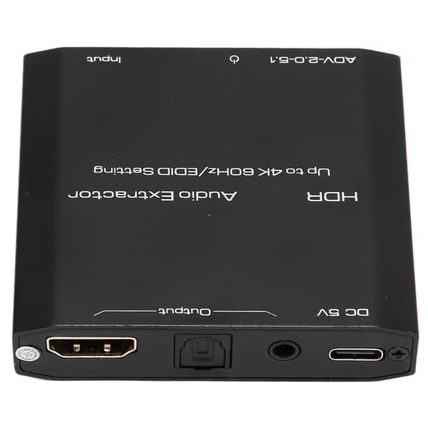 HDR HDMI Lydudtrækker 4K 60Hz EDID Konverter HDCP Digital DTS 5.1 PCM