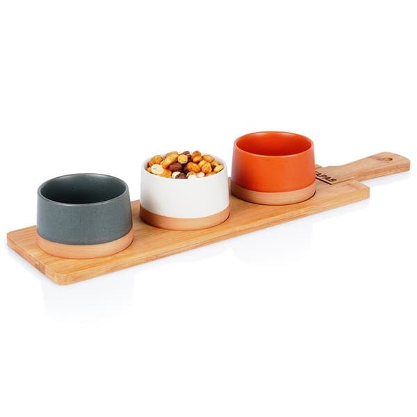 Keraamiset tarjoilukulhot 48 cm 4 kpl