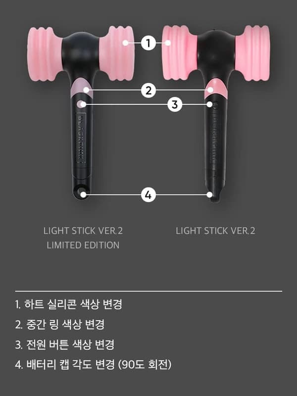 BLACKPINK OFFISIELLE LIGHTSTICK VER.2 (+IDOLPARK Spesial BLACKPINK