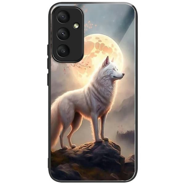 Mobilskal för Samsung Galaxy S26 Mönstertryck Härdat glas TPU - Vit