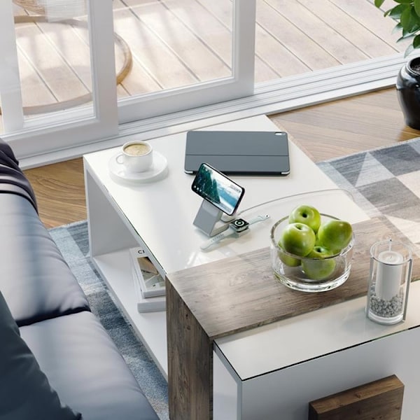 ALOGIC 3-in-1 Trådlös Laddare Magsafe iPhone - Apple Watch - AirPods - Vit