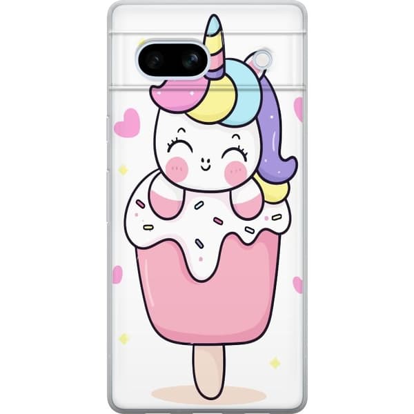 Telefontaske til Google Pixel 7a med Happy Unicorn