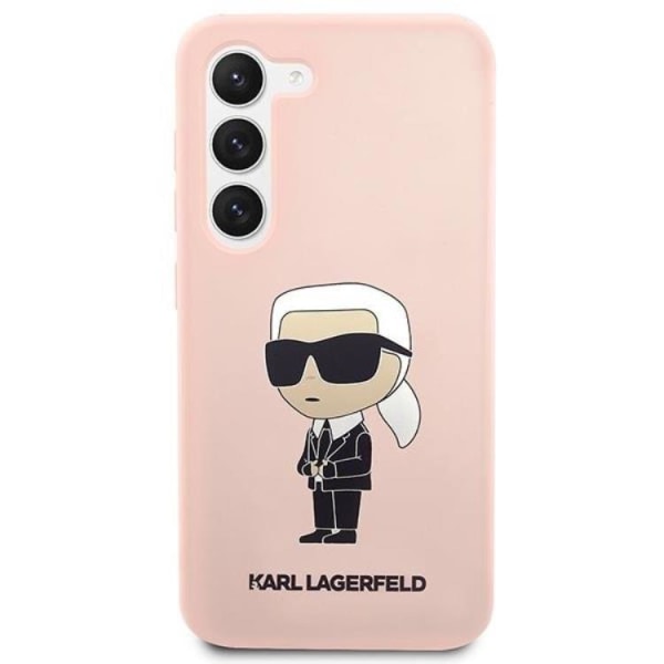 Karl Lagerfeld Galaxy S23 Kuori Silicone Choupette - Pinkki