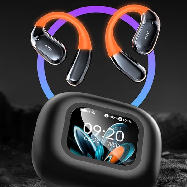 HTC OWS Trådlösa Bluetooth Smart Hörlurar NE27 Svart