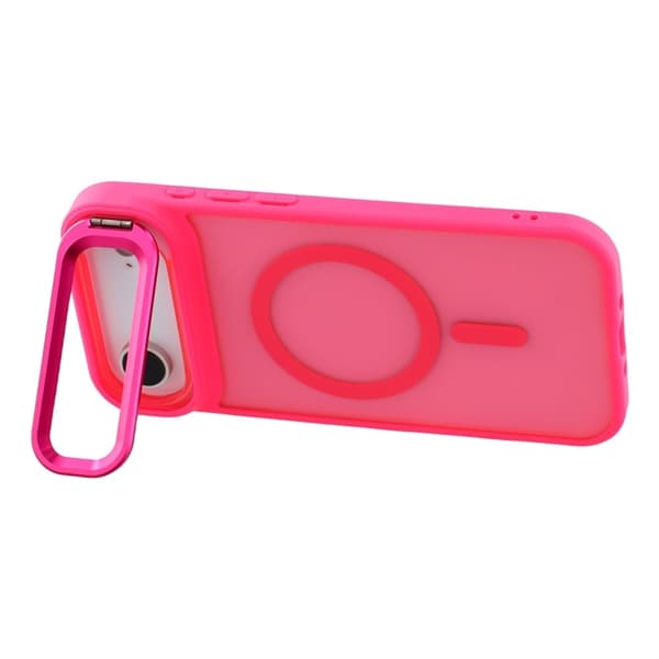 Mobilskal till iPhone Air MagSafe Lins Kickstandé - Rosa Rosa