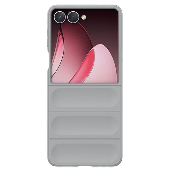 Mobilskal till Galaxy Z Flip7 Anti-Drop TPU Rugged - Ljusgrå Grå
