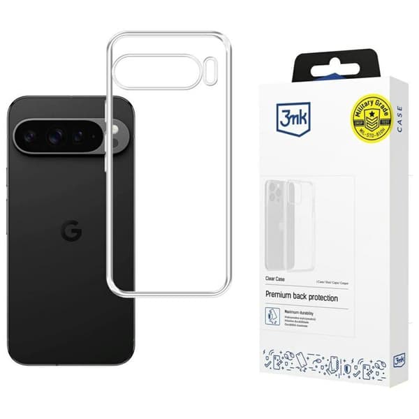 3MK Mobilskal för Google Pixel 10 Pro XL Clear TPU - Transparent Transparent