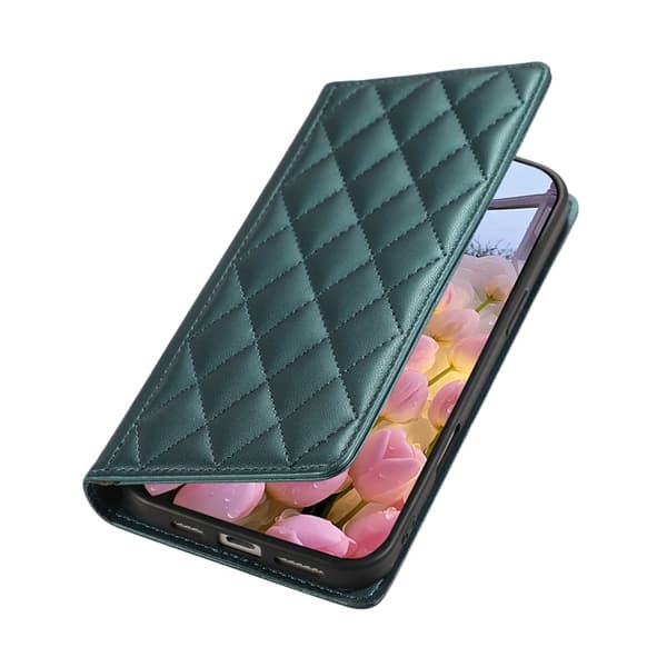 Plånboksfodral för Samsung Galaxy S26 Plus RFID-blockerande med ställ - Grön