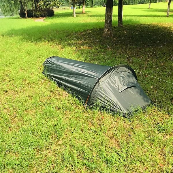 Utomhuscamping Enkeltält Lättvikt - Armégrönt