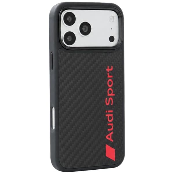 Audi Mobilskal För iPhone 18 Pro Max/17 Pro Max Magsafe R8 Carbon Fiber