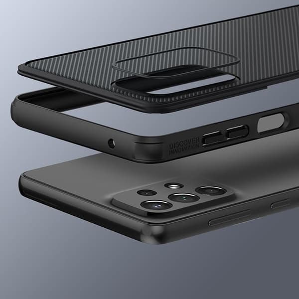 Nillkin Galaxy A73 Cover Super Frosted Sheild Pro - Sort Black