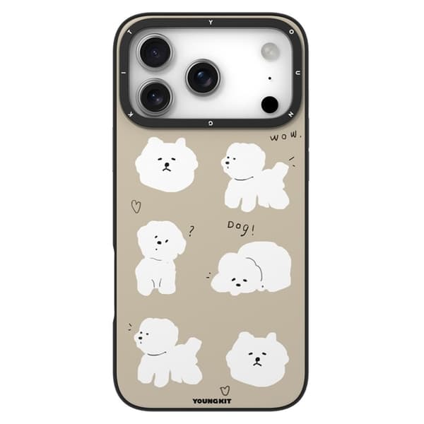 YOUNGKIT Mobilskal till iPhone 17 Pro Max MagSafe Cute Moments - Beige Beige