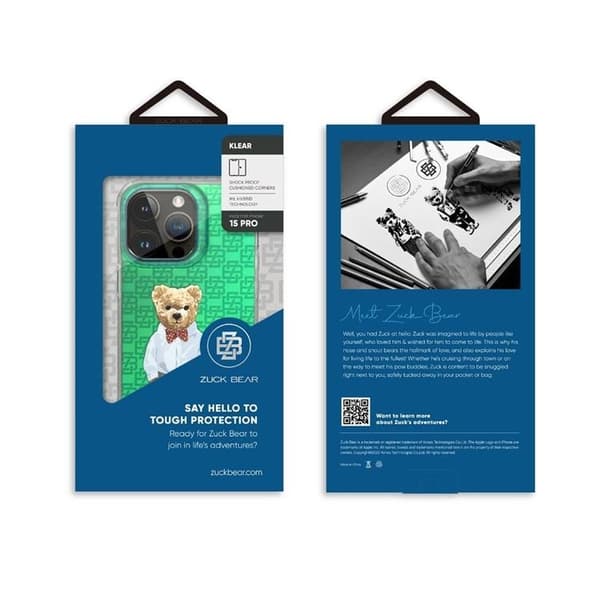 Zuck Bear Mobilskal till iPhone 15 Pro Max Magsafe Cannes Breeze