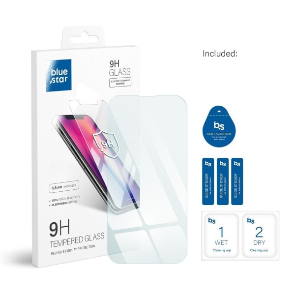 Blue Star iPhone 14 Pro Max Härdat Glas Skärmskydd
